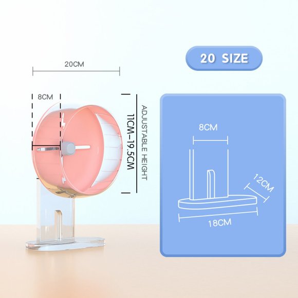 Acrylic Cute Running Silent Wheel Tiny Lovable Pets - Picture 9 of 15